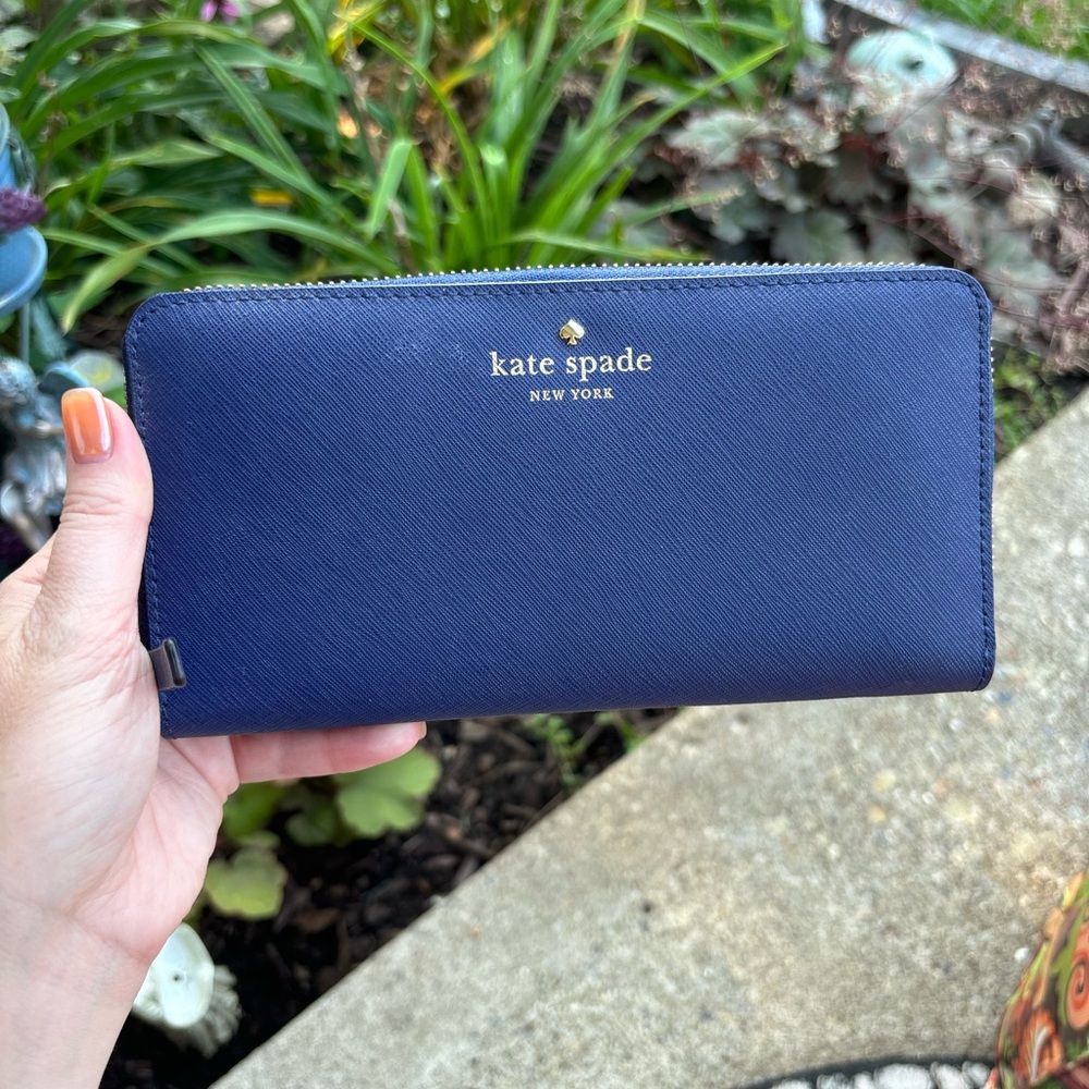 Navy blue Kate spade wallet